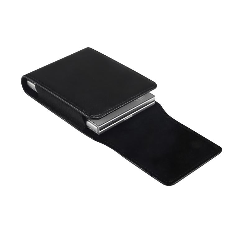 Samsung Galaxy Z Fold8 5G Genuine Leather Protective Cover – Multifunctional Wear-Resistant Case, Black