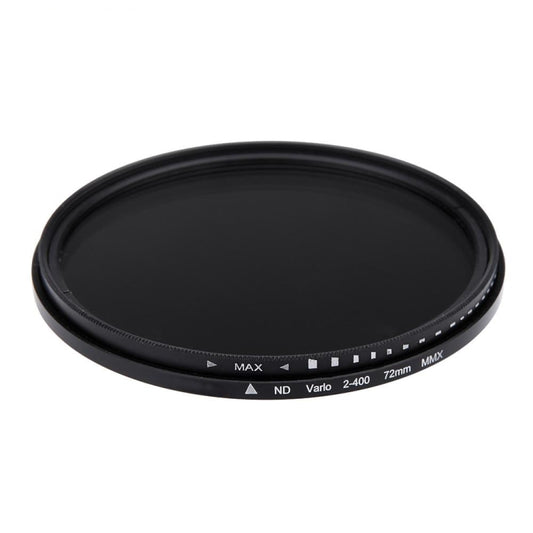 72mm ND Fader Neutral Density Adjustable Variable Filter ND 2 to ND 400 Filter (Black)