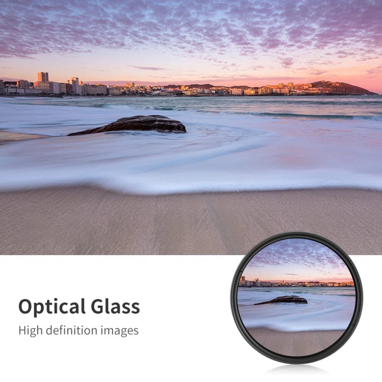 77mm ND Fader Neutral Density Adjustable Variable Filter ND 2 to ND 400 Filter (Black)