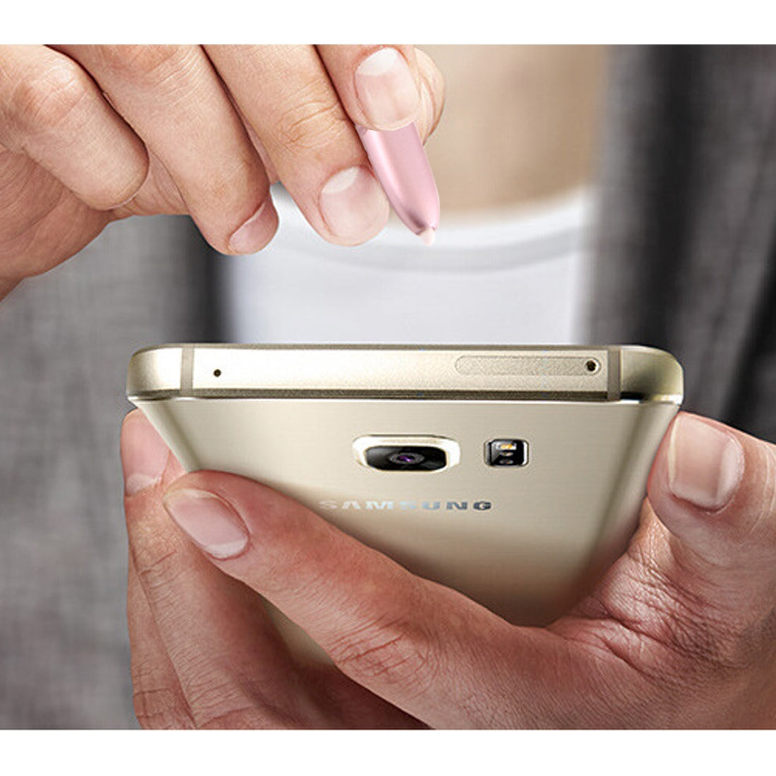 For Galaxy Note 5 / N920 High-sensitive Stylus Pen(Rose Gold)