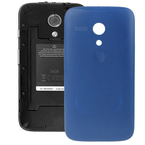 Solid Color Plastic  Battery Back Cover for MOTO G / XT1032(Dark Blue)