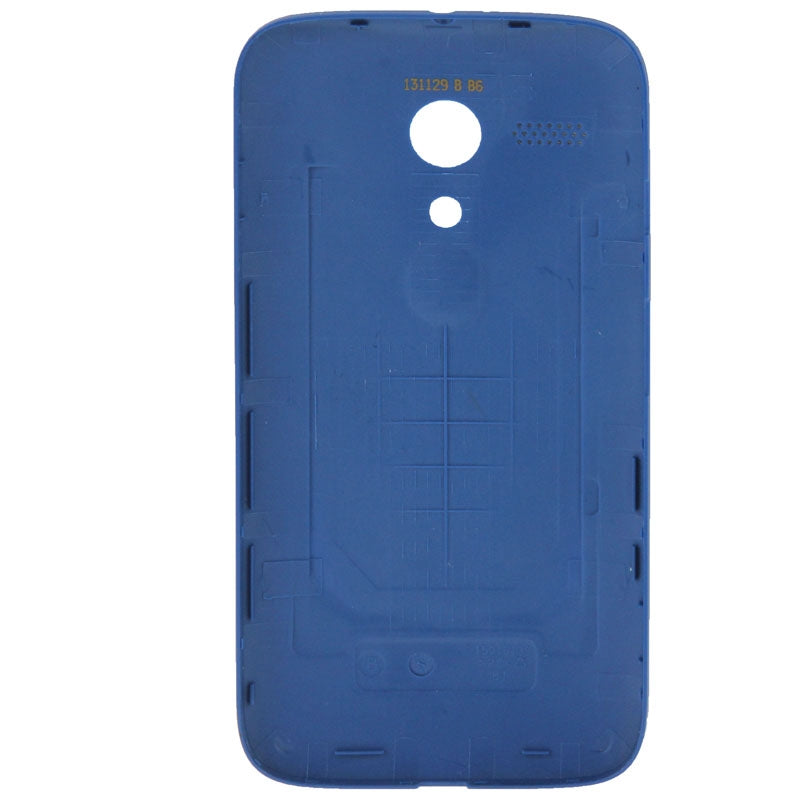 Solid Color Plastic  Battery Back Cover for MOTO G / XT1032(Dark Blue)