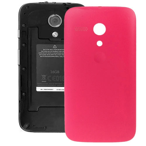 Solid Color Plastic  Battery Back Cover for MOTO G / XT1032(Magenta)