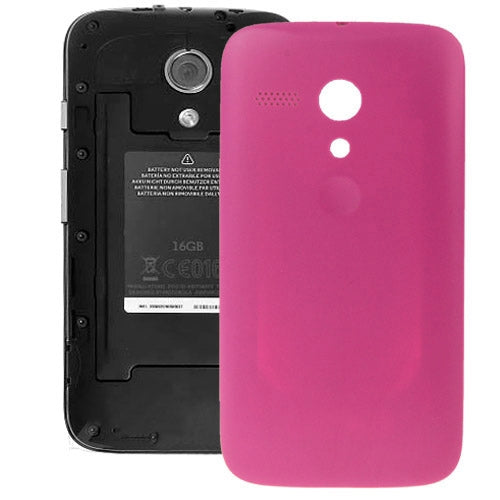 Solid Color Plastic  Battery Back Cover for MOTO G / XT1032(Purple)