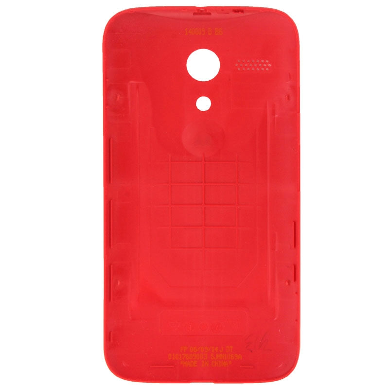 Solid Color Plastic  Battery Back Cover for MOTO G / XT1032(Red)