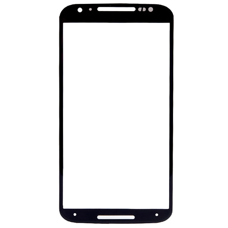 Front Screen Outer Glass Lens for Motorola Moto X(2nd Gen.)(Black)