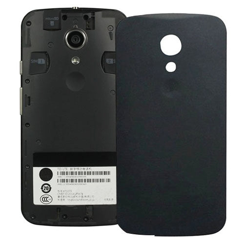 Battery Back Cover for Motorola Moto G (2nd Gen) XT1063 / XT1068 / XT1069(Black)