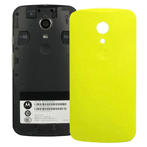 Battery Back Cover for Motorola Moto G (2nd Gen) XT1063 / XT1068 / XT1069(Yellow)