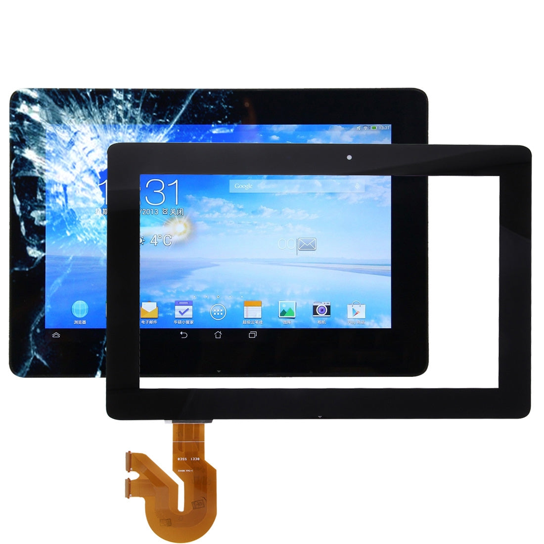 Touch Panel  for Asus Transformer Pad TF701 (5449N Version)(Black)