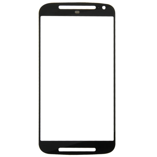 Front Screen Outer Glass Lens  for Motorola Moto G (2nd Gen) / XT1063(Black)