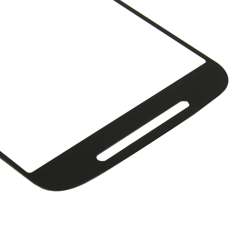 Front Screen Outer Glass Lens  for Motorola Moto G (2nd Gen) / XT1063(Black)