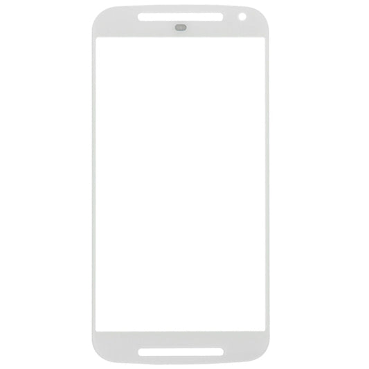 Front Screen Outer Glass Lens  for Motorola Moto G (2nd Gen) / XT1063(White)