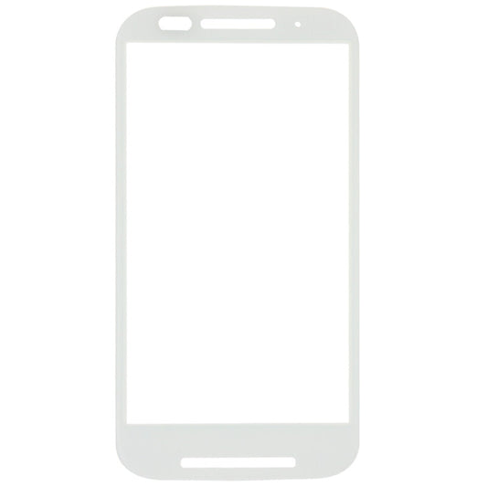 Front Screen Outer Glass Lens  for Motorola Moto E / XT1021(White)