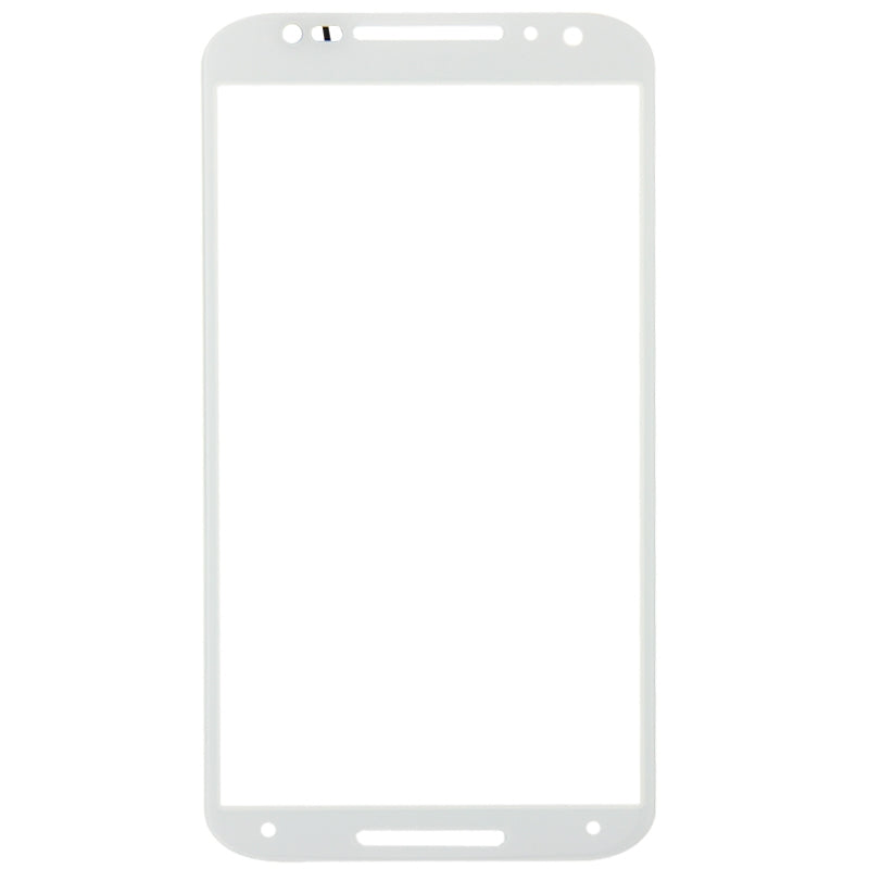 Front Screen Outer Glass Lens  for Motorola Moto X (2nd Gen) / XT1095(White)