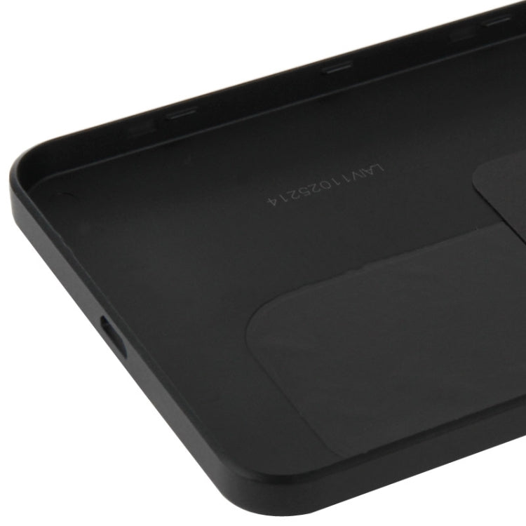 Frosted Surface Plastic Back Housing Cover for Microsoft Lumia 640XL(Black)