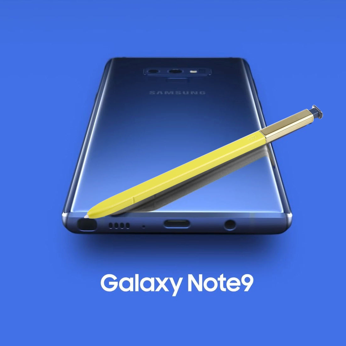 Portable High-Sensitive Stylus Pen without Bluetooth for Galaxy Note9(Yellow)