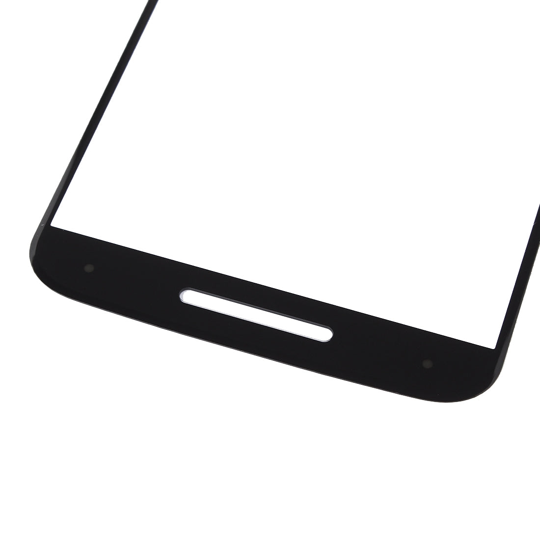 Front Screen Outer Glass Lens for Motorola Moto X(Black)