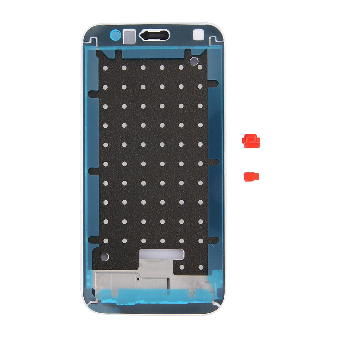 For Huawei G8 Front Housing LCD Frame Bezel Plate(White)