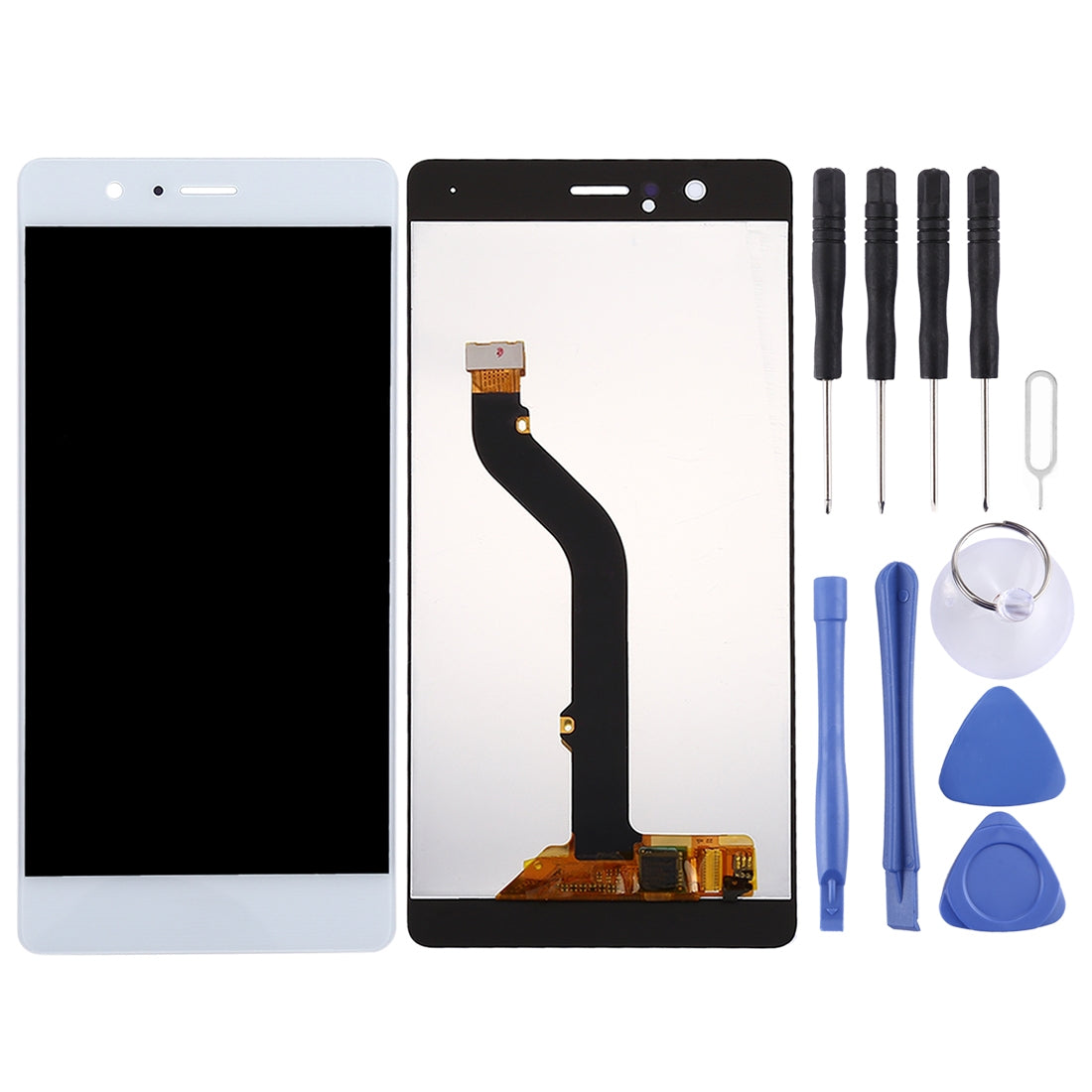 OEM LCD Screen For Huawei P9 Lite with Digitizer Full Assembly (White)