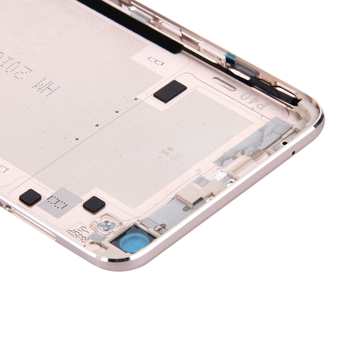 For OPPO R9 / F1 Plus Battery Back Cover + Front Housing LCD Frame Bezel Plate (Gold)