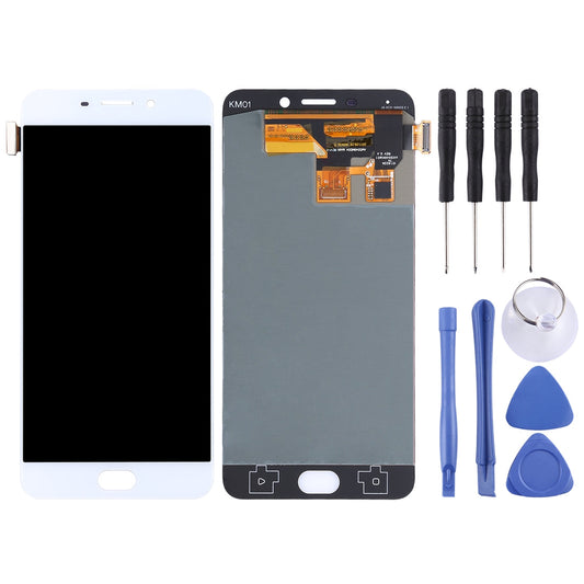 Original LCD Screen for OPPO R9 with Digitizer Full Assembly (White)