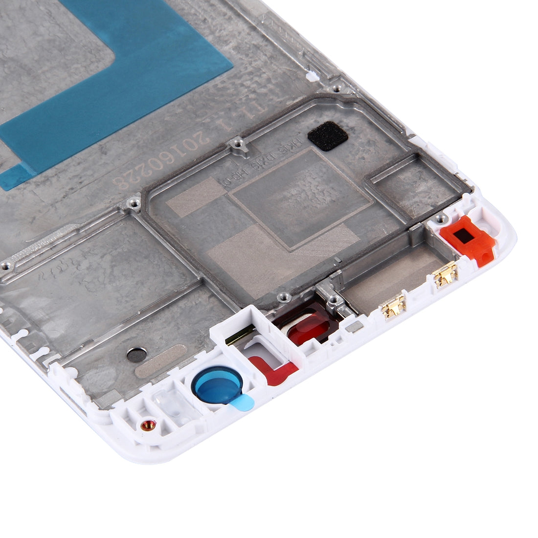 For Huawei Honor V8 Front Housing LCD Frame Bezel Plate(White)