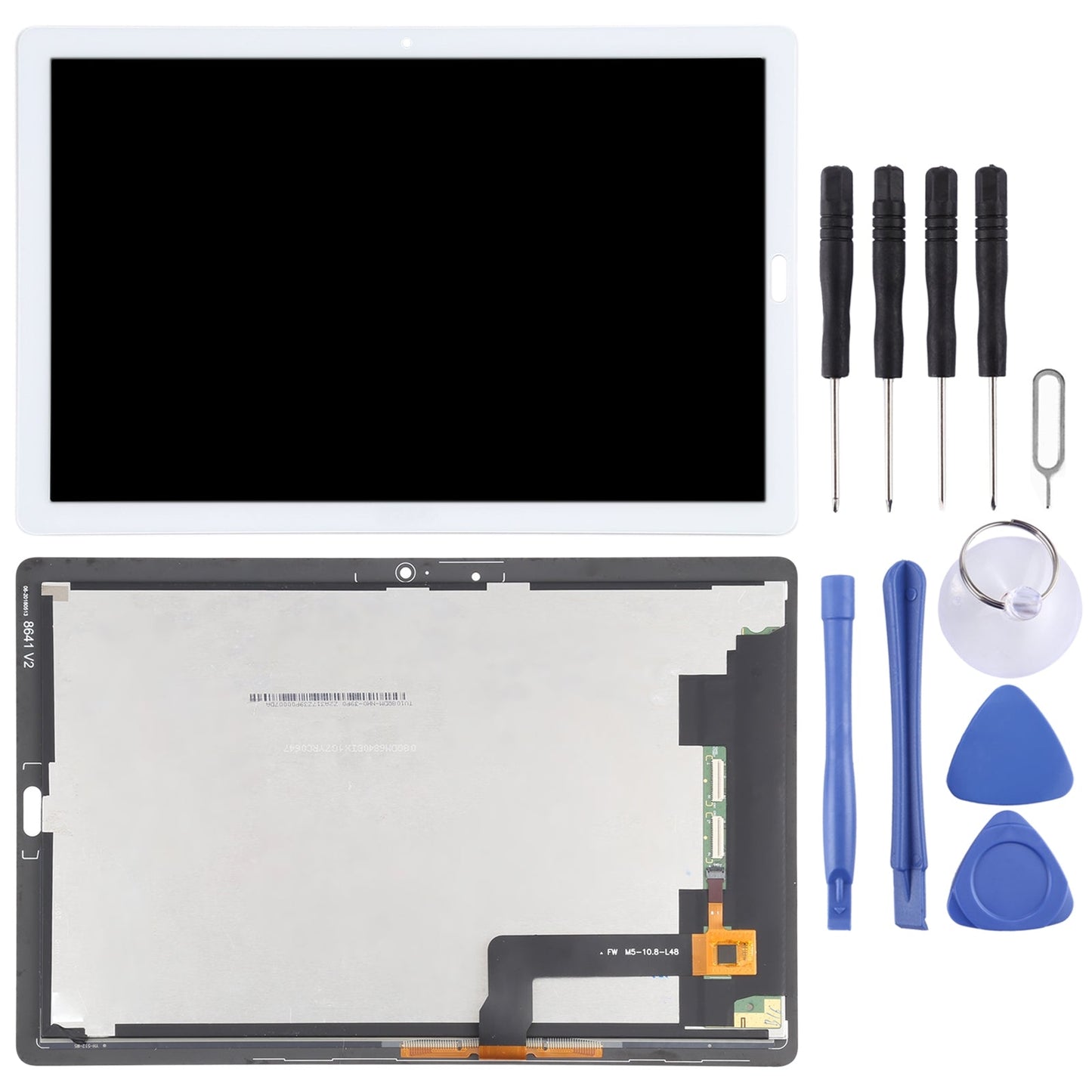 OEM LCD Screen for Huawei MediaPad M5 10.8 inch / CMR-AL19 / CMR-W19 with Digitizer Full Assembly (White)