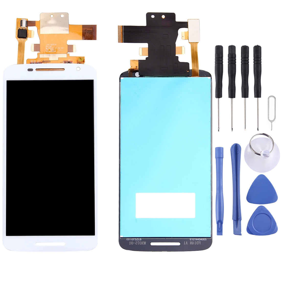 LCD Display + Touch Panel  for Motorla Moto X Play / X(3rd gen) / XT1562 / XT1563 5.5 inch(White)