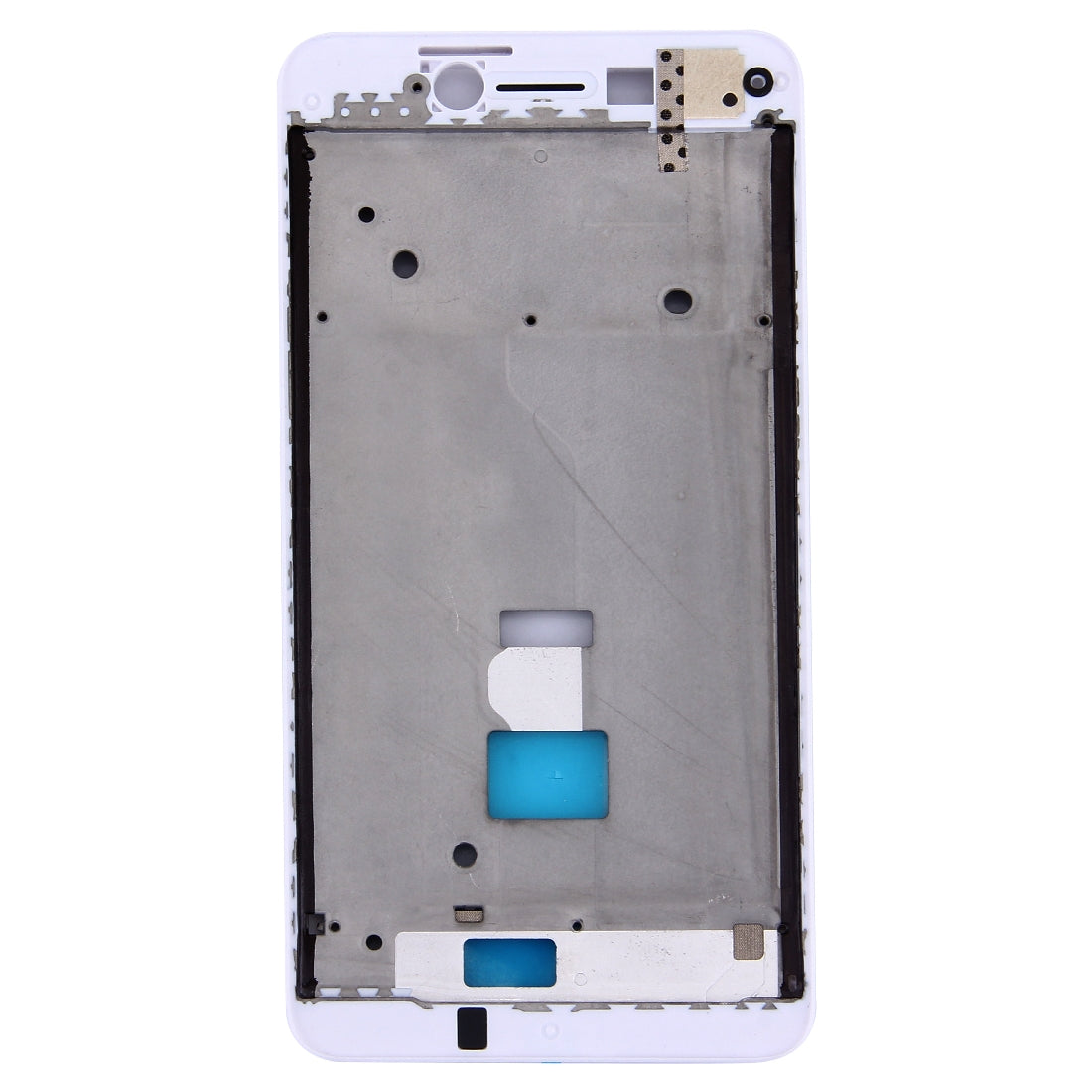 For OPPO A37 Front Housing LCD Frame Bezel Plate (White)