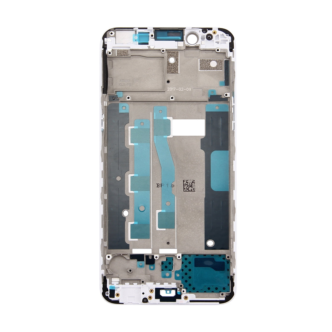 For OPPO R9sk Front Housing LCD Frame Bezel Plate (White)