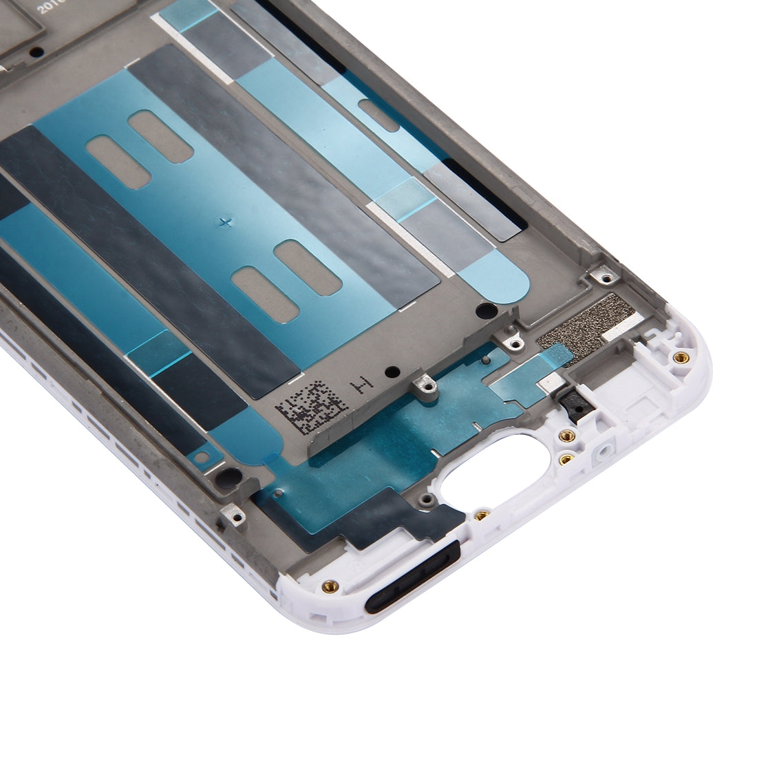 For OPPO A57 Front Housing LCD Frame Bezel Plate (White)