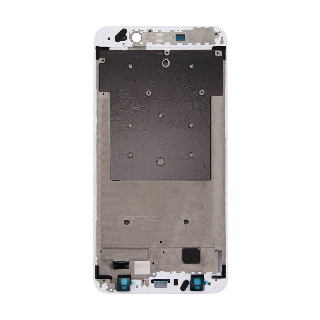For OPPO R9s Plus Front Housing LCD Frame Bezel Plate (White)
