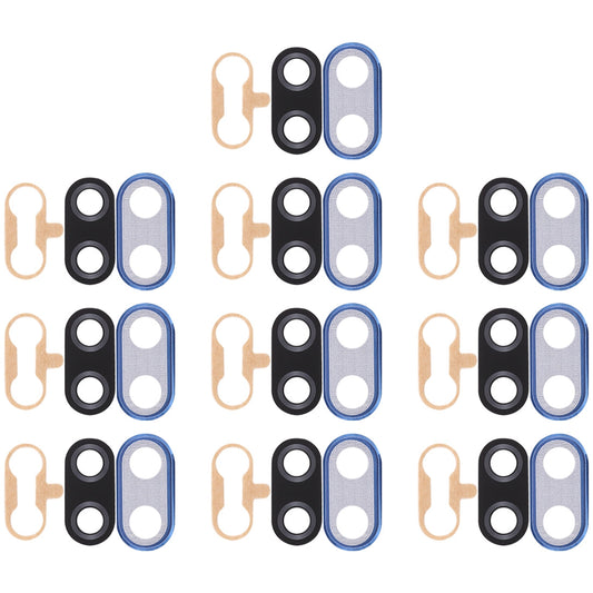For Huawei Nova 3i 10pcs Back Camera Bezel with Lens Cover & Adhesive (Blue)