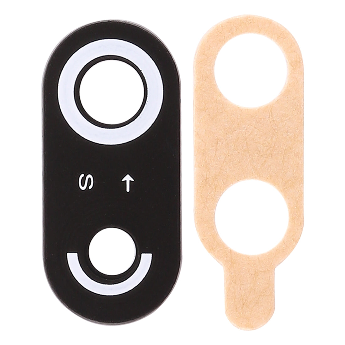 For Huawei Honor Play 10pcs Back Camera Lens with Adhesive 