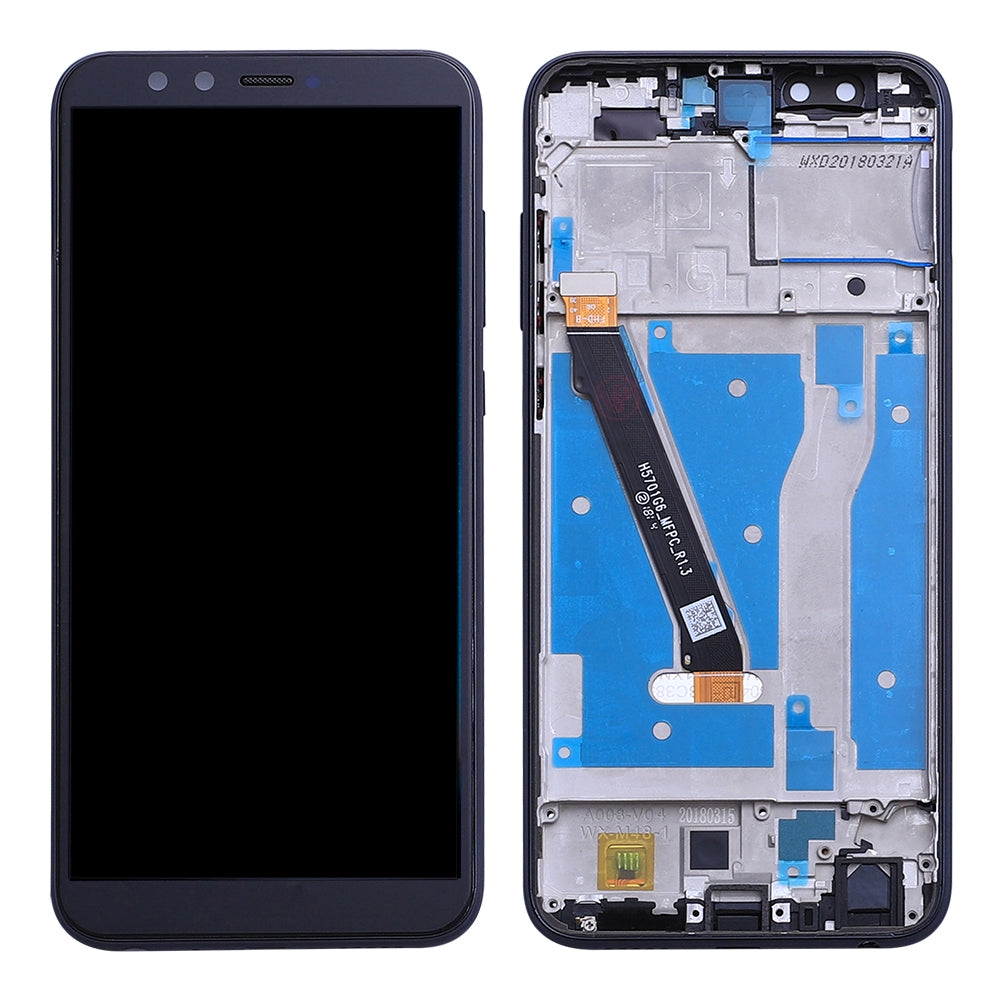 OEM LCD Screen for Huawei Honor 9 Lite Digitizer Full Assembly with Frame (Black)