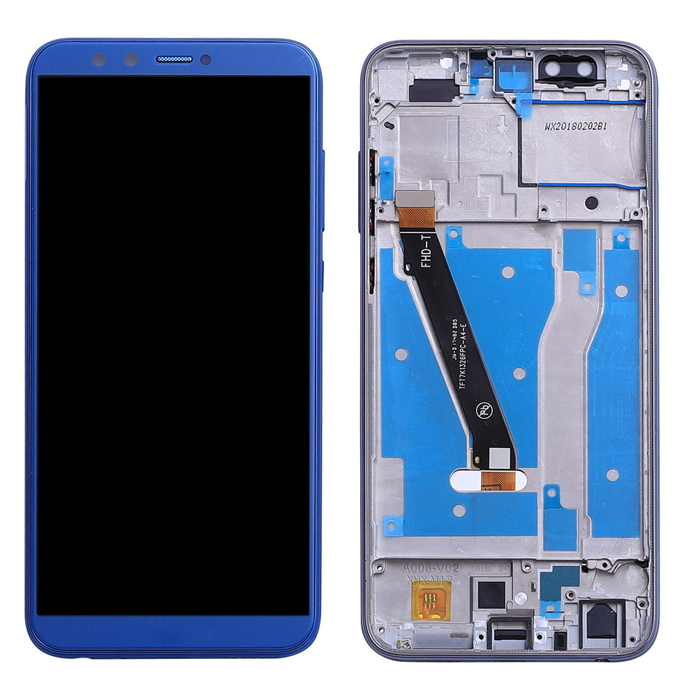 OEM LCD Screen for Huawei Honor 9 Lite Digitizer Full Assembly with Frame (Blue)