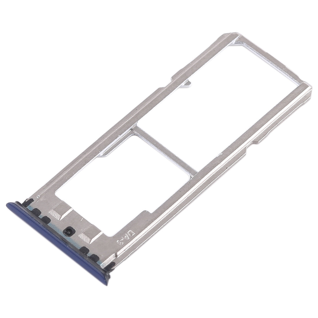For OPPO A79 2 x SIM Card Tray + Micro SD Card Tray (Blue)
