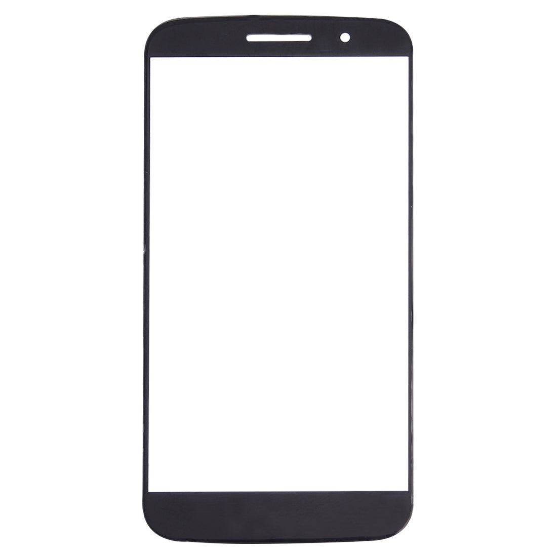 Front Screen Outer Glass Lens for Motorola Moto M / XT1662 (Black)