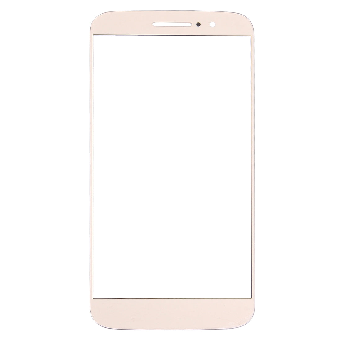Front Screen Outer Glass Lens for Motorola Moto M / XT1662 (Gold)
