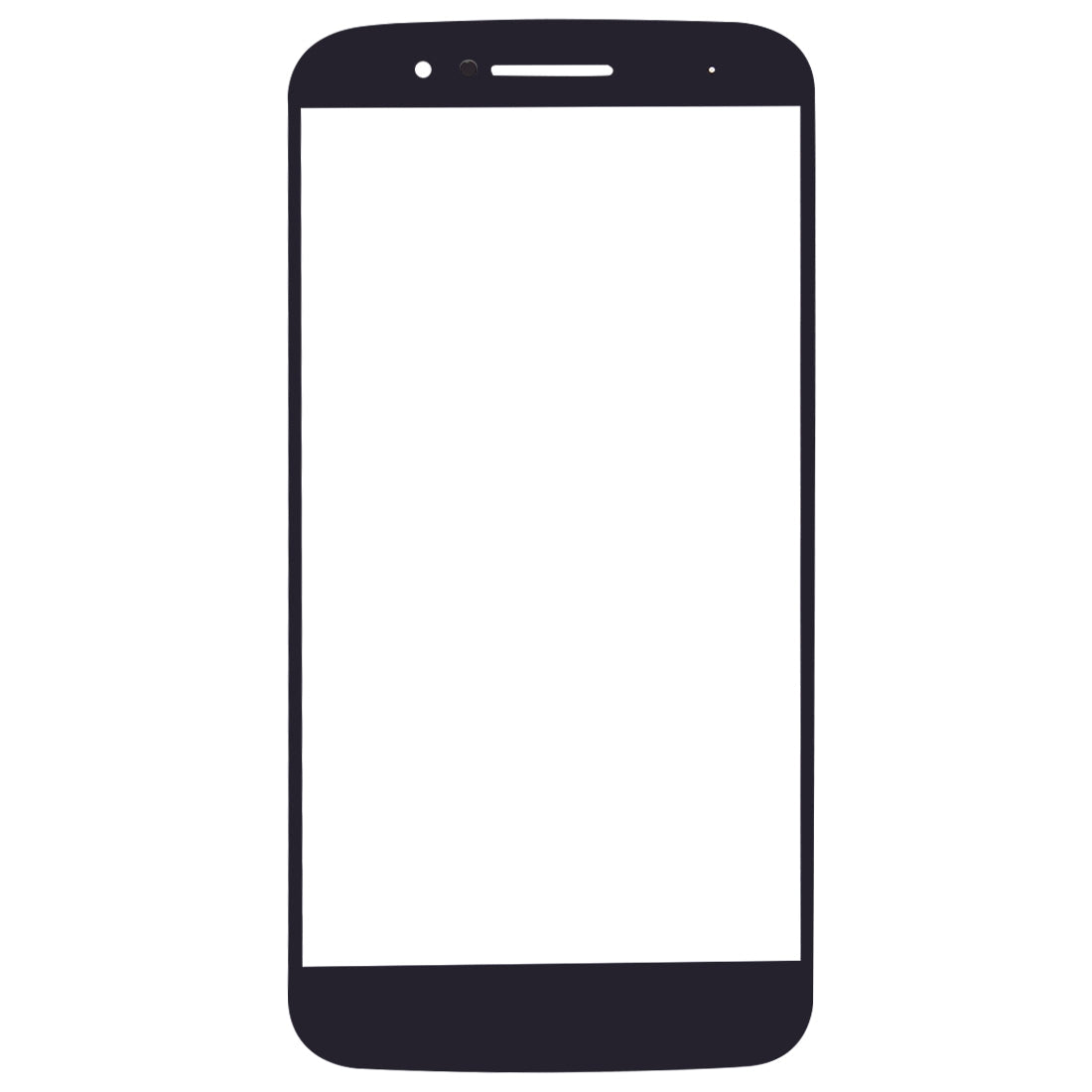 Front Screen Outer Glass Lens for Motorola Moto M / XT1662 (Gold)