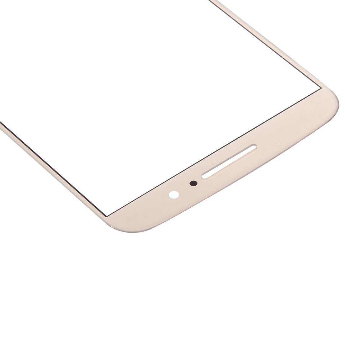Front Screen Outer Glass Lens for Motorola Moto M / XT1662 (Gold)