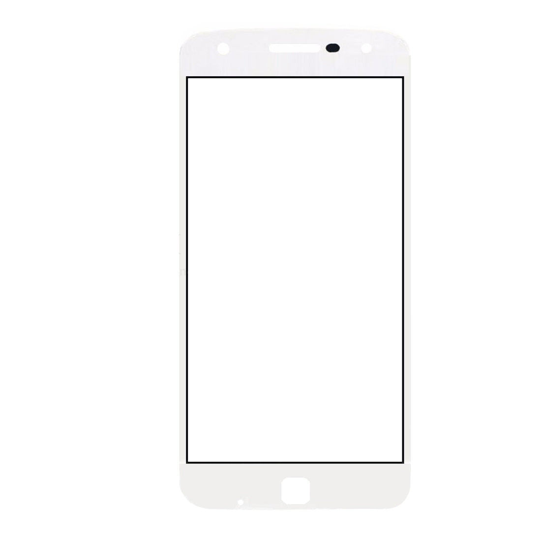 Front Screen Outer Glass Lens for Motorola Moto Z Play / XT1635(White)