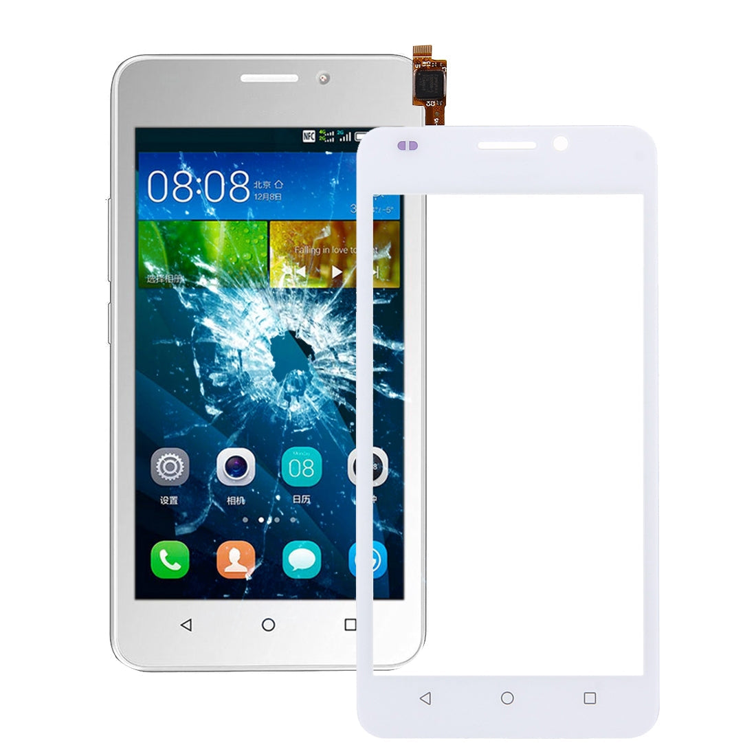 For Huawei Y635 Touch Panel(White)