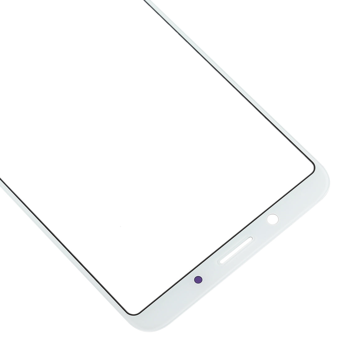 For OPPO A73 Front Screen Outer Glass Lens (White)
