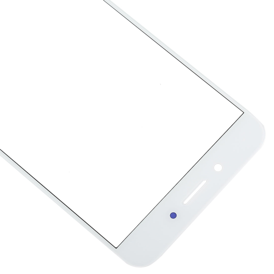 For OPPO A77 / A77T Front Screen Outer Glass Lens (White)