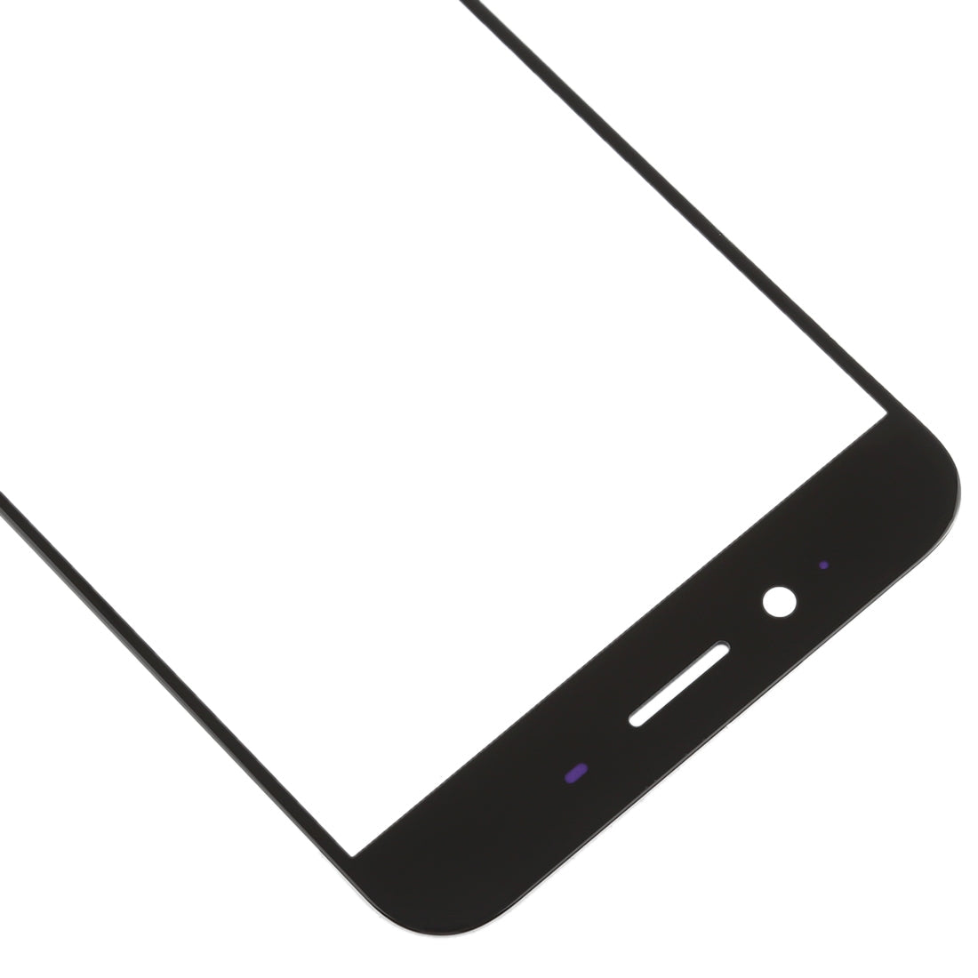 For OPPO R9sk Front Screen Outer Glass Lens (Black)