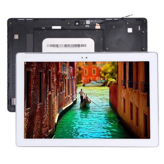 OEM LCD Screen for Asus ZenPad 10 Z300C / Z300CG P023, Green Flex Cable Version Digitizer Full Assembly with Frame?White)