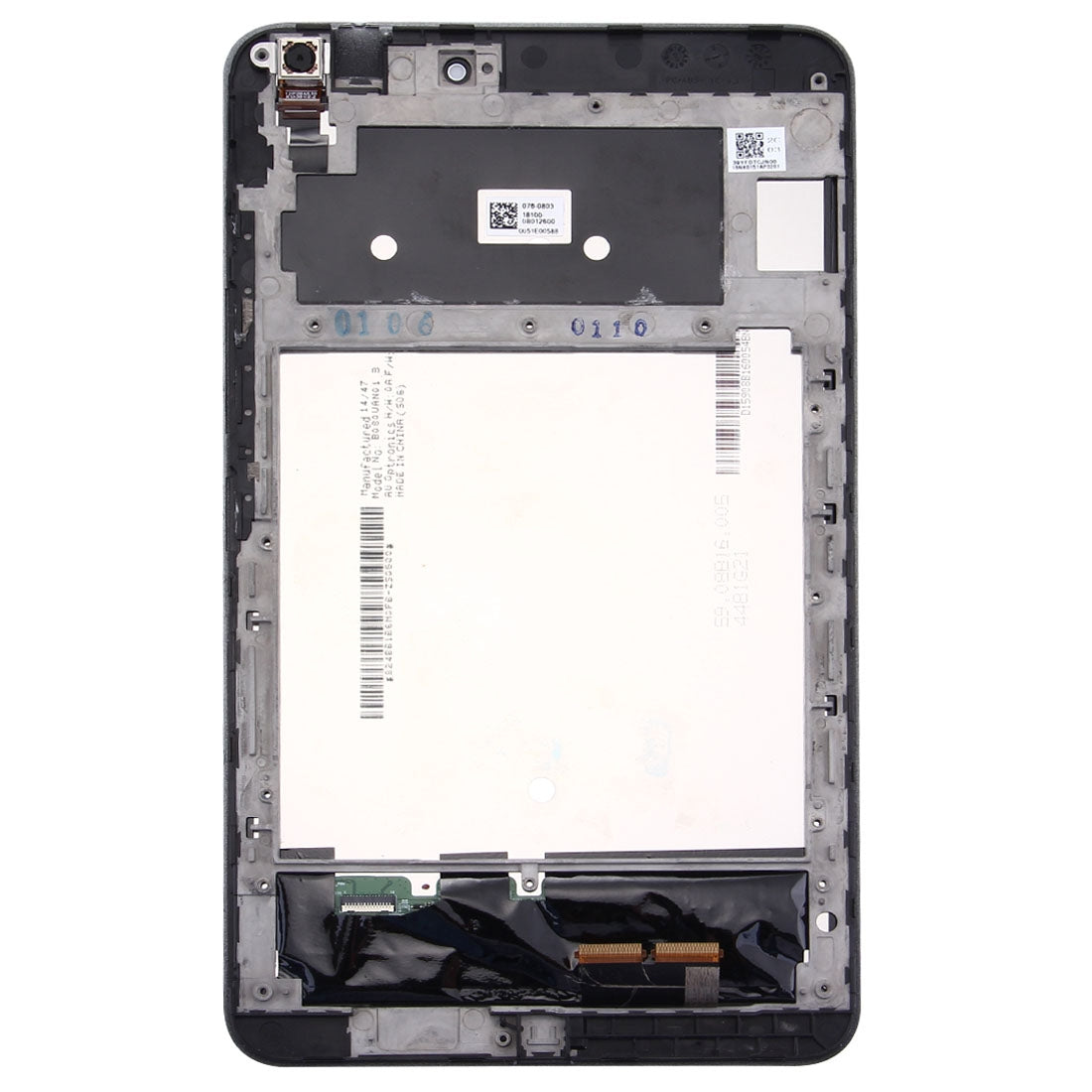 OEM LCD Screen for Asus MeMO Pad 8 / ME581CL / ME581 Digitizer Full Assembly with Frame?White)