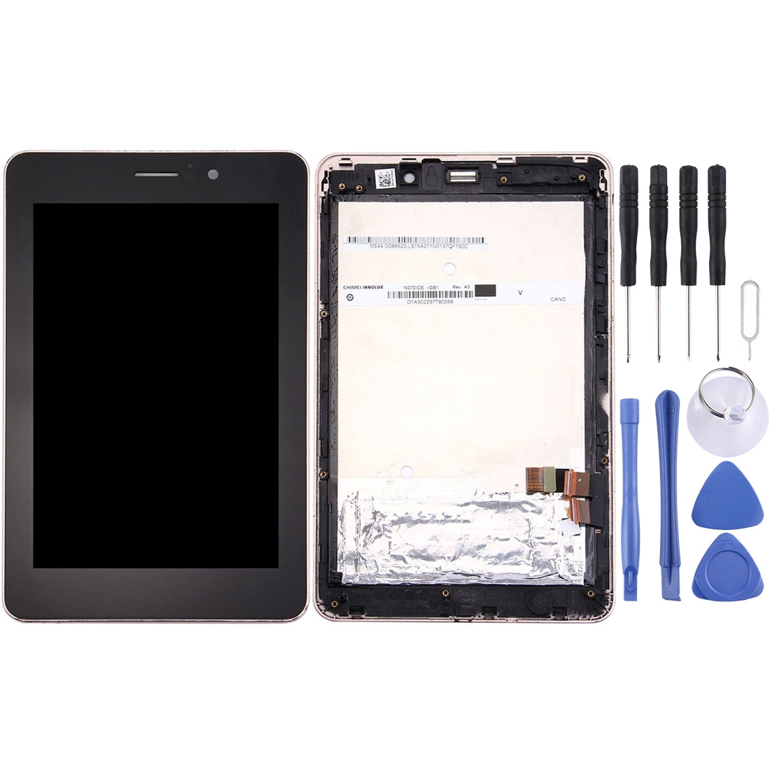 OEM LCD Screen for Asus Fonepad 7 / ME371MG / ME371 K004  Digitizer Full Assembly with Frame?Gold)