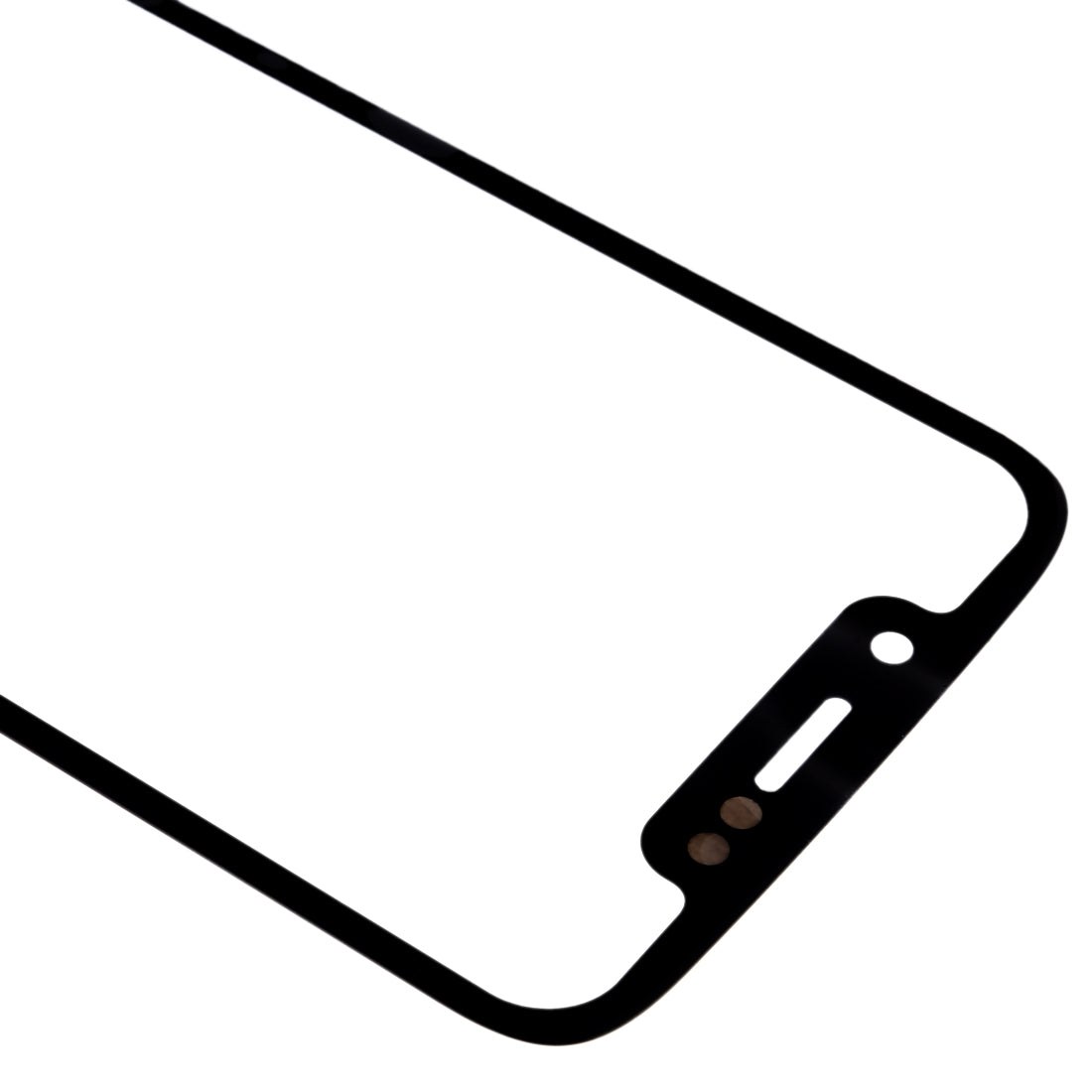 Front Screen Outer Glass Lens for Motorola Moto G7 Play(Black)